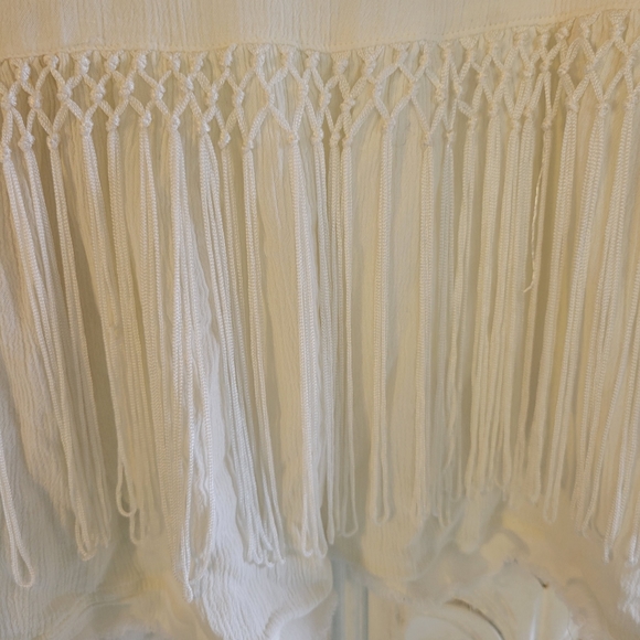 Oh Gussie! Women's White Cardigan Size Large - Picture 3 of 6